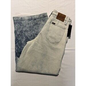 LEE Women's Vintage Modern High Rise Gathered - Wide Leg Crop Jean - Size: 26